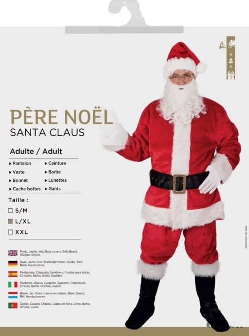 Costume Pere Noel fourrure adulte 2