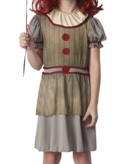 Déguisement clown maléfique – enfant fille