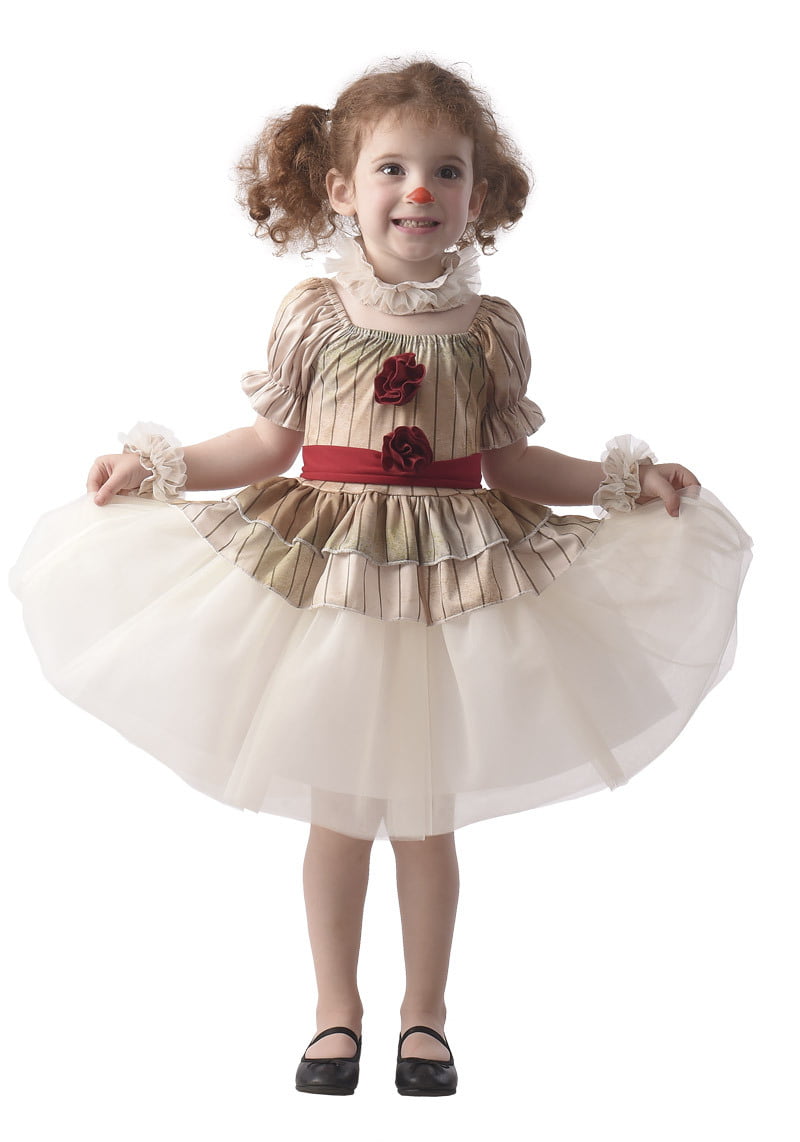 Costume clown tueur enfant fille