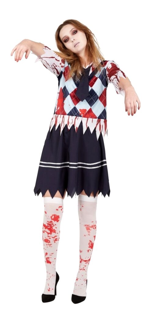 Costume etudiante zombie adulte