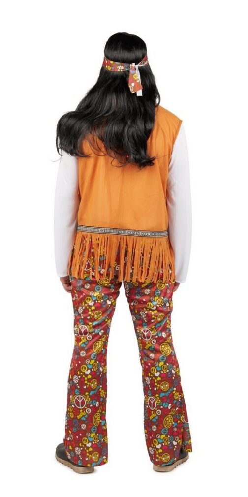 Costume hippie adulte homme dos