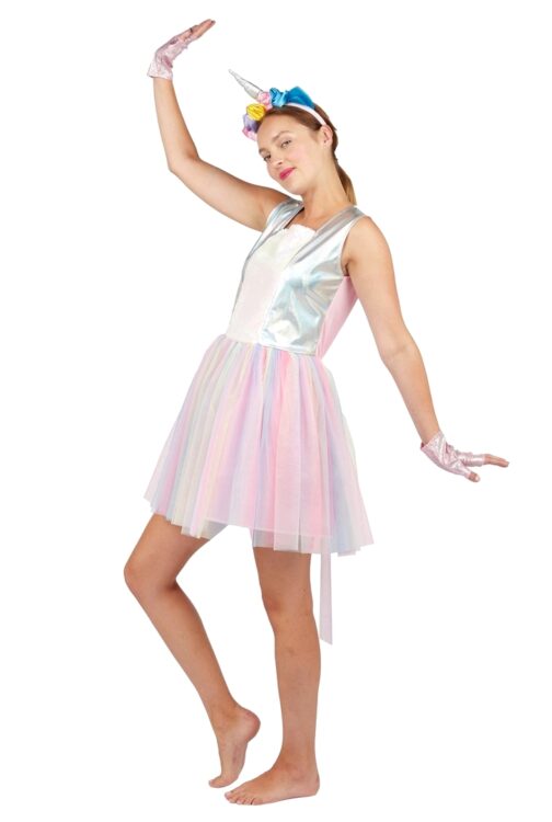 Costume licorne adulte pastel 2