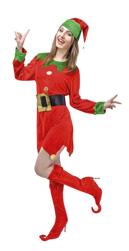 Costume lutin de Noel femme