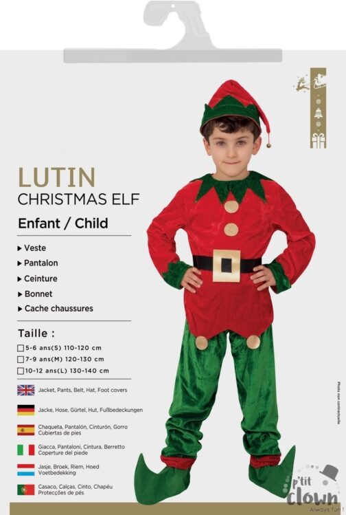 Costume lutin enfant garcon 2