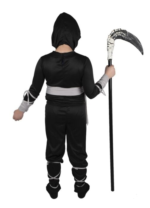 Costume ninja squelette enfant dos