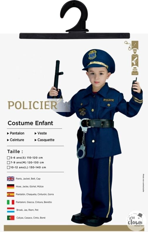 Costume policier enfant 2