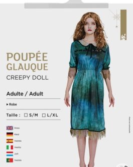 Déguisement poupée glauque – adulte