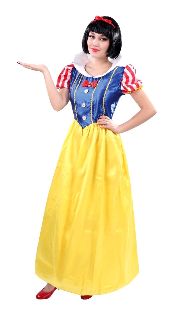 Costume princesse jaune bleu adulte