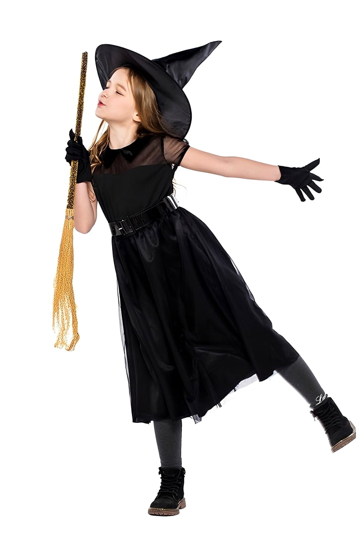 Costume sorciere noir enfant