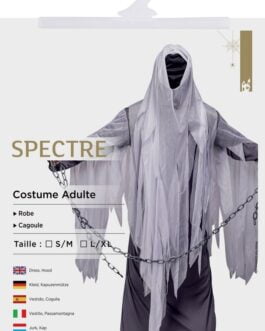 Déguisement spectre – adulte