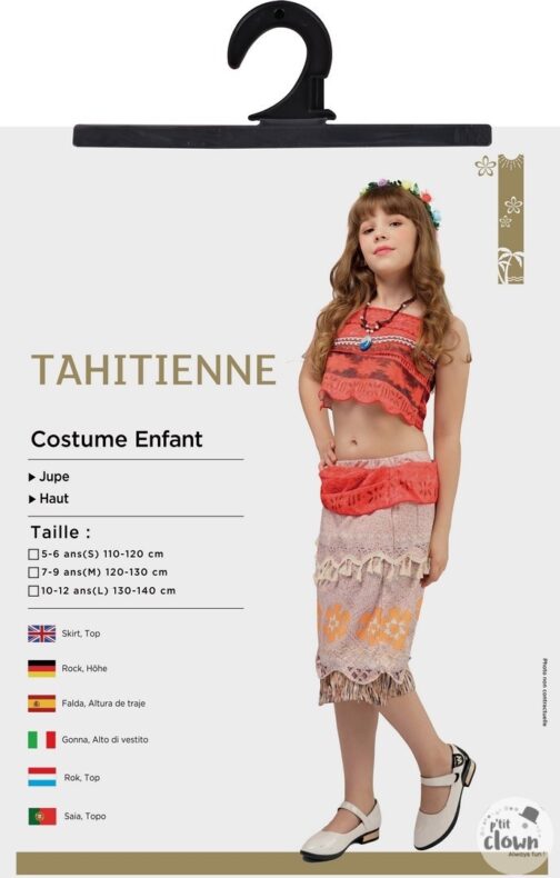 Costume tahitienne enfant 2