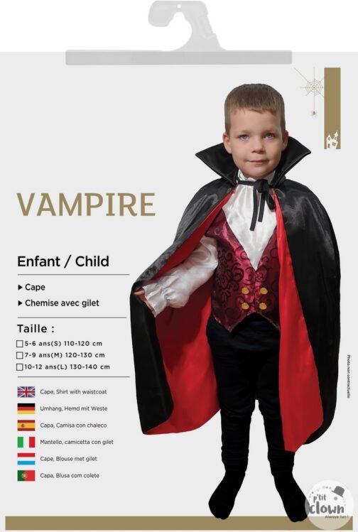 Costume vampire enfant 2