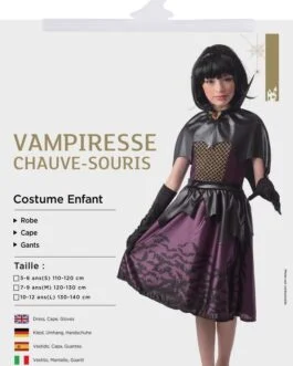 Déguisement vampiresse – enfant