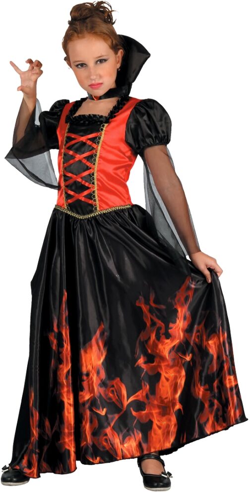 Costume vampiresse flamboyante enfant