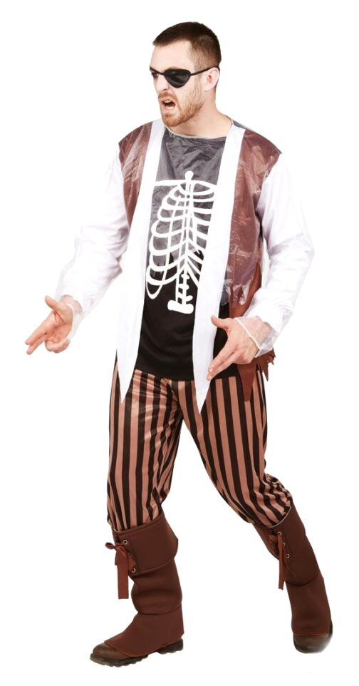 Costume zombie pirate adulte 2