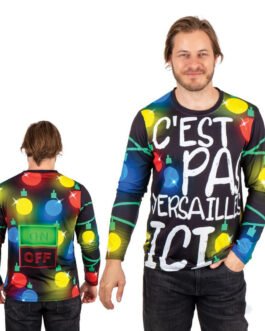 T-shirt de Noël – C’est pas Versailles ici – adulte