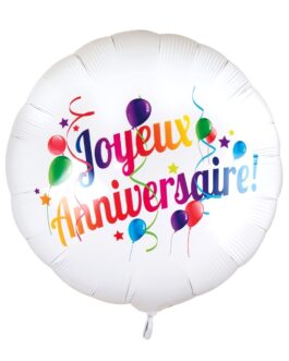 Ballon aluminium Joyeux Anniversaire