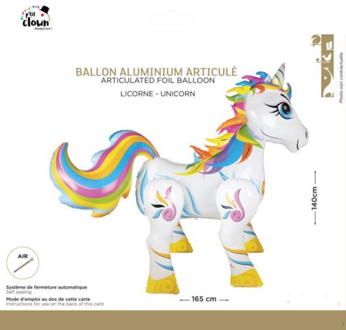 Ballon geant licorne a poser 2