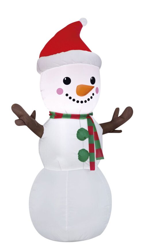 Bonhomme de neige gonflable lumineux 120 cm