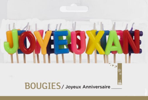 Bougies Joyeux Anniversaire 2