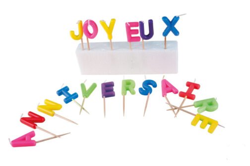 Bougies Joyeux Anniversaire