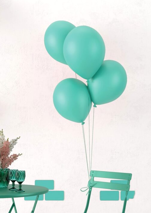 CL Ballon O 30 cm lot de 10 turquoise