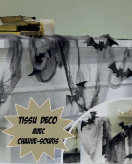 Tissu avec chauve-souris