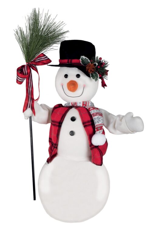 Bonhomme de neige anime sonore 60cm