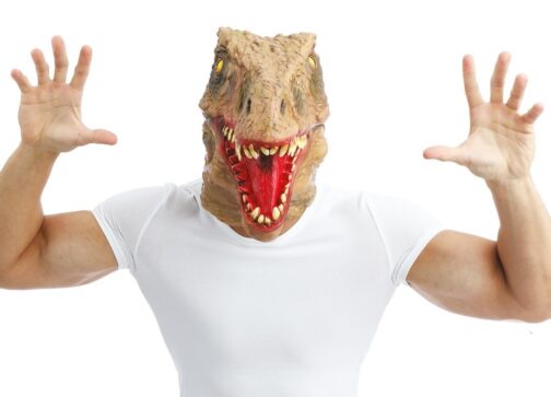 Masque integral T Rex adulte 3